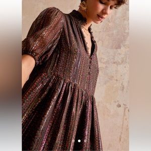 Sezane Silk Holy Dress size 34 US 2 EUC